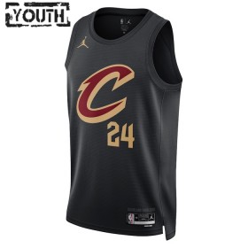 Canotte Bambino Cleveland Cavaliers Lauri Markkanen 24 Jordan 2022-23 Statement Edition Nero Swingman